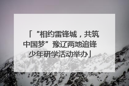 “相约雷锋城，共筑中国梦”豫辽两地追锋少年研学活动举办