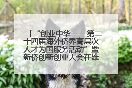 “创业中华——第二十四届海外侨界高层次人才为国服务活动”暨新侨创新创业大会在雄安新区开幕