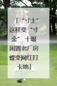 “寸土”这样变“寸金” 十堰闲置老厂房蝶变网红打卡地