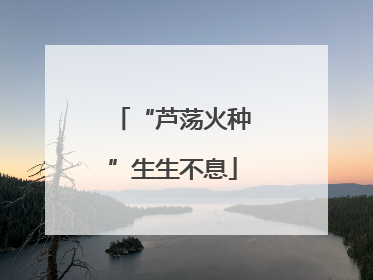 “芦荡火种”生生不息