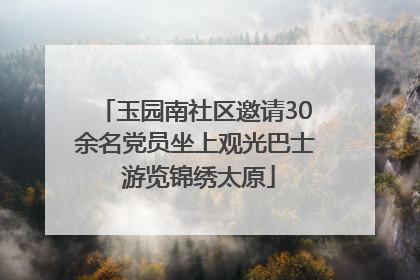玉园南社区邀请30余名党员坐上观光巴士 游览锦绣太原