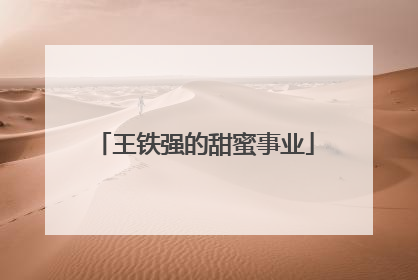 王铁强的甜蜜事业