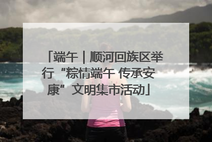 端午｜顺河回族区举行“粽情端午 传承安康”文明集市活动