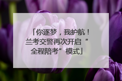 你逐梦，我护航！兰考交警再次开启“全程陪考”模式