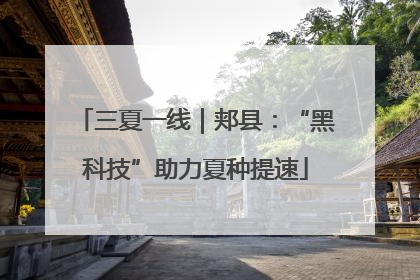 三夏一线｜郏县：“黑科技”助力夏种提速