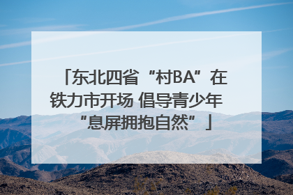 东北四省“村BA”在铁力市开场 倡导青少年“息屏拥抱自然”