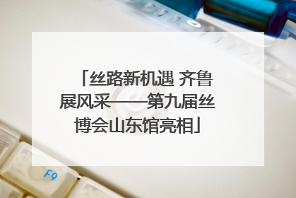 丝路新机遇 齐鲁展风采——第九届丝博会山东馆亮相