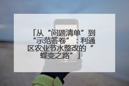 从“问题清单”到“示范答卷”：利通区农业节水整改的“蝶变之路”