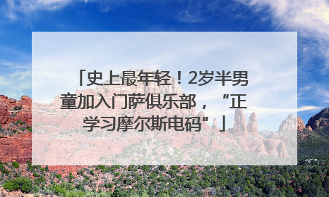 史上最年轻！2岁半男童加入门萨俱乐部，“正学习摩尔斯电码”