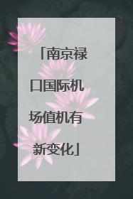 南京禄口国际机场值机有新变化