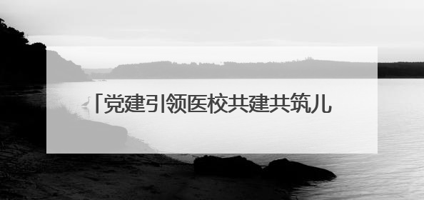 党建引领医校共建共筑儿童青少年心理健康防线