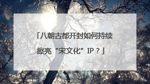 八朝古都开封如何持续擦亮“宋文化”IP？