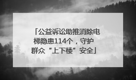 公益诉讼助推消除电梯隐患114个，守护群众“上下楼”安全