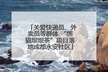 关爱快递员、外卖员等群体 “熊猫坝坝茶”项目落地成都永安社区