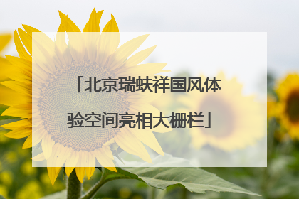 北京瑞蚨祥国风体验空间亮相大栅栏