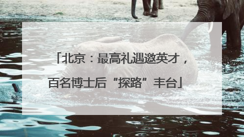 北京：最高礼遇邀英才，百名博士后“探路”丰台