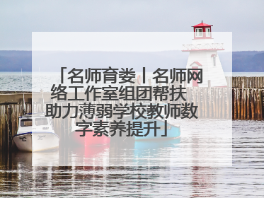 名师育娄丨名师网络工作室组团帮扶 助力薄弱学校教师数字素养提升