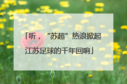 听，“苏超”热浪掀起江苏足球的千年回响