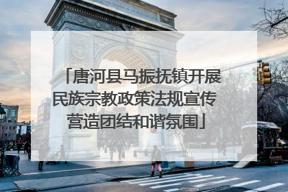 唐河县马振抚镇开展民族宗教政策法规宣传 营造团结和谐氛围