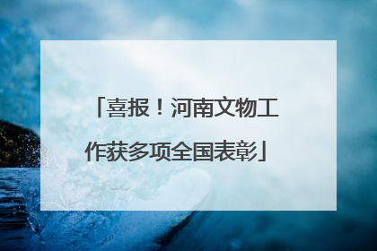 喜报！河南文物工作获多项全国表彰