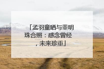 孟羽童晒与董明珠合照：感念曾经，未来珍重