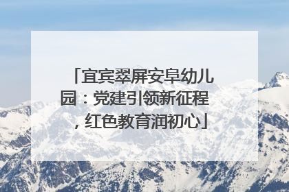 宜宾翠屏安阜幼儿园：党建引领新征程，红色教育润初心