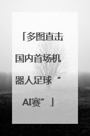 多图直击国内首场机器人足球“AI赛”