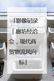 影像记录｜廊坊经洽会，现代商贸物流风向标