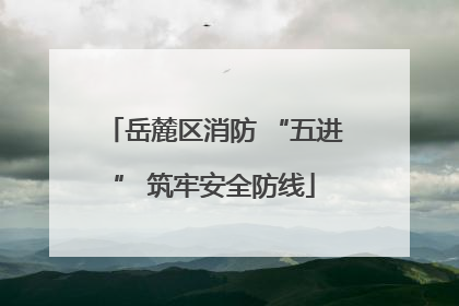 岳麓区消防 “五进” 筑牢安全防线