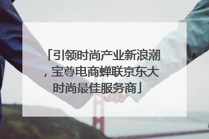 引领时尚产业新浪潮，宝尊电商蝉联京东大时尚最佳服务商