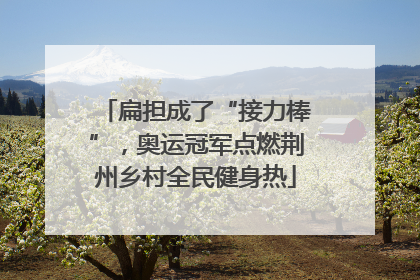 扁担成了“接力棒”，奥运冠军点燃荆州乡村全民健身热