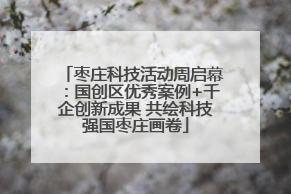 枣庄科技活动周启幕：国创区优秀案例+千企创新成果 共绘科技强国枣庄画卷