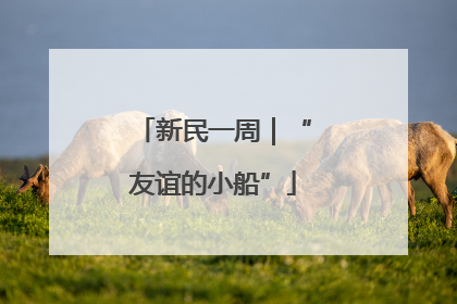 新民一周｜“友谊的小船”