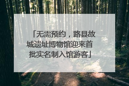无需预约，路县故城遗址博物馆迎来首批实名制入馆游客