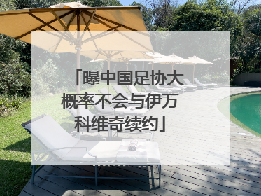 曝中国足协大概率不会与伊万科维奇续约