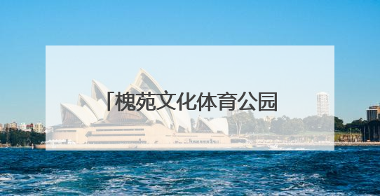 槐苑文化体育公园如何激活39万人的“家门口幸福”？