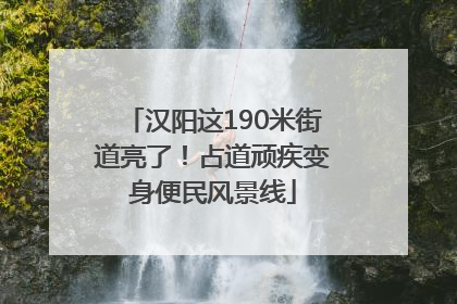 汉阳这190米街道亮了！占道顽疾变身便民风景线