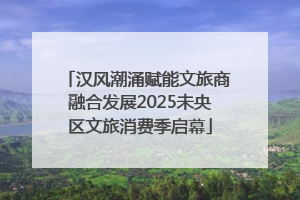 汉风潮涌赋能文旅商融合发展2025未央区文旅消费季启幕