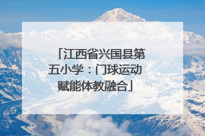 江西省兴国县第五小学：门球运动赋能体教融合