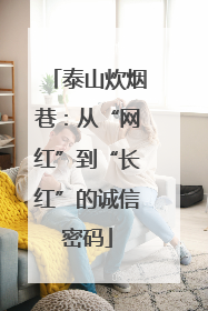 泰山炊烟巷：从“网红”到“长红”的诚信密码
