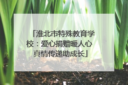 淮北市特殊教育学校：爱心捐赠暖人心 真情传递助成长