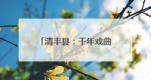 清丰县：千年戏曲邂逅乡村振兴，精彩戏曲盛宴燃动夏日