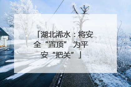 湖北浠水：将安全“置顶” 为平安“把关”