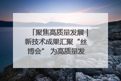聚焦高质量发展｜新技术成果汇聚“丝博会” 为高质量发展注入新动能