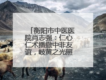 衡阳市中医医院肖志强：仁心仁术播撒中非友谊，岐黄之光照亮津巴大地