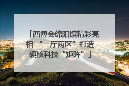 西博会绵阳馆精彩亮相 “一厅两区”打造硬核科技“矩阵”