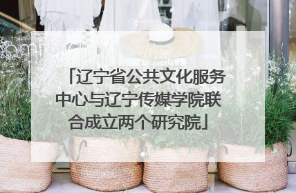 辽宁省公共文化服务中心与辽宁传媒学院联合成立两个研究院