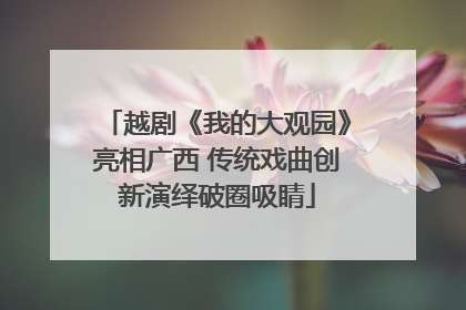 越剧《我的大观园》亮相广西 传统戏曲创新演绎破圈吸睛