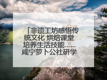 非遗工坊感悟传统文化 烘焙课堂培养生活技能……咸宁萝卜公社研学工坊街焕新迎“双节”