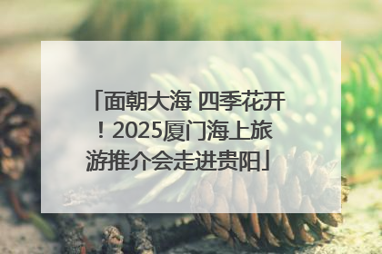 面朝大海 四季花开！2025厦门海上旅游推介会走进贵阳